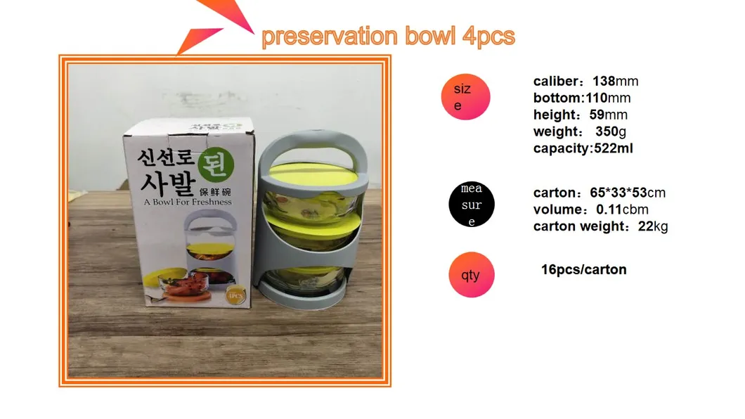 Glass Preservation Bowls 4