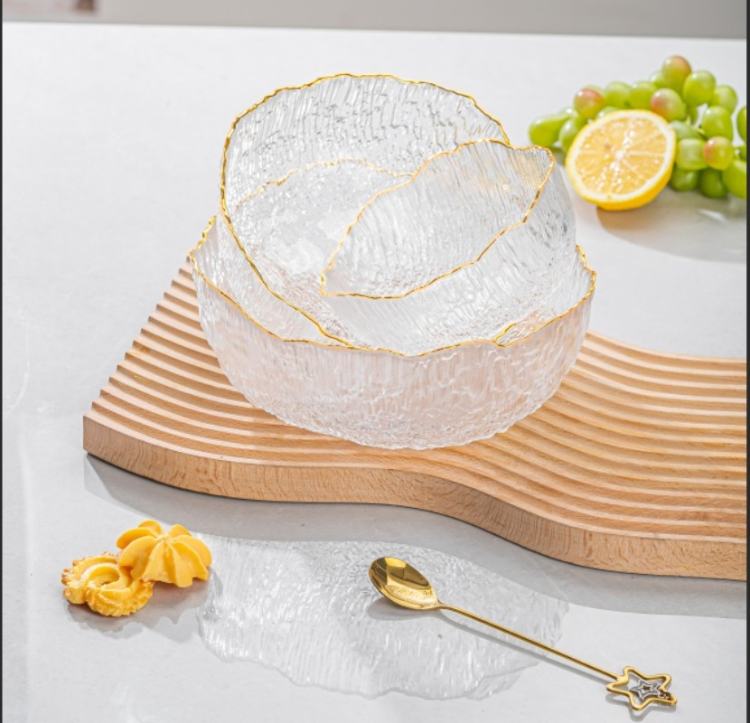 Logo Customization Sustainable High Quality Daily Glass Tableware