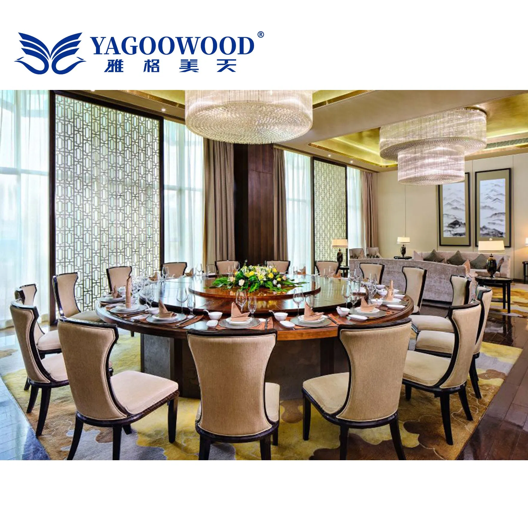 Chinese National Brand, We Specialize in Manufacturing High - End Custom Solid Wood Furniture for Five - Star Hotels and Luxury Villas