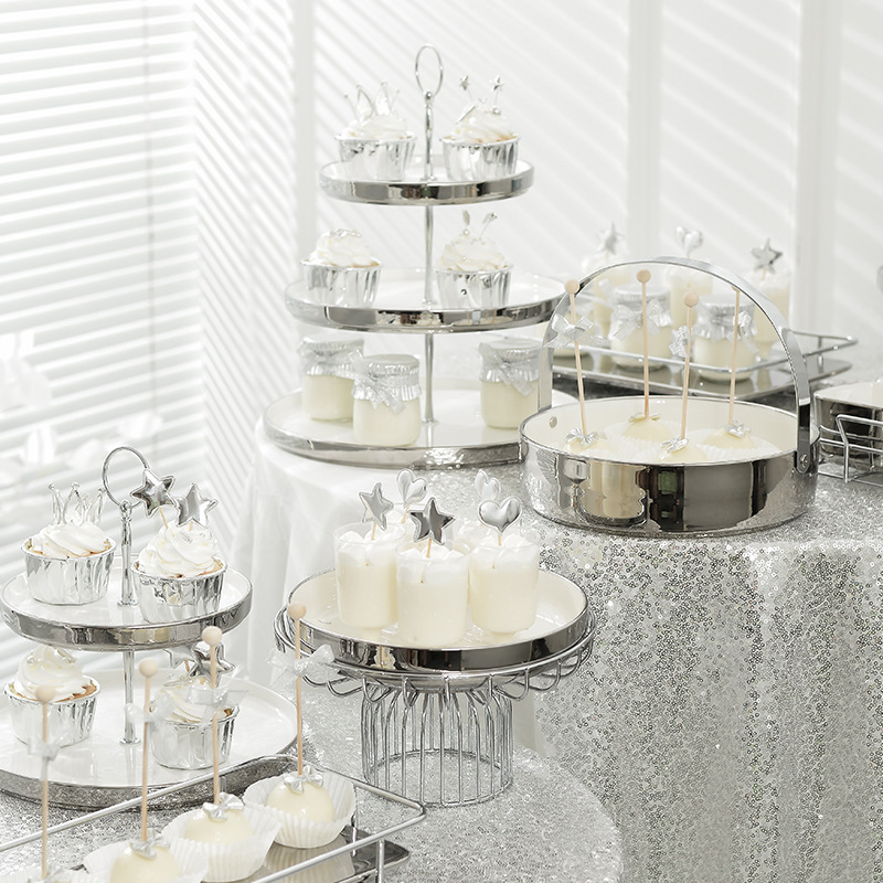 New Light Luxury Dessert Afternoon Tea Arrangement Cold Plate Tableware