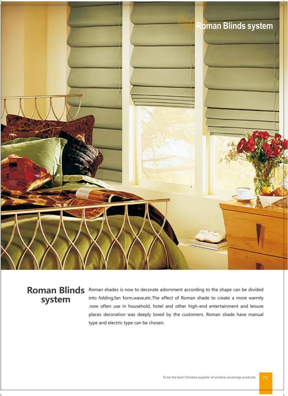 Star Light Roman Blinds System 1