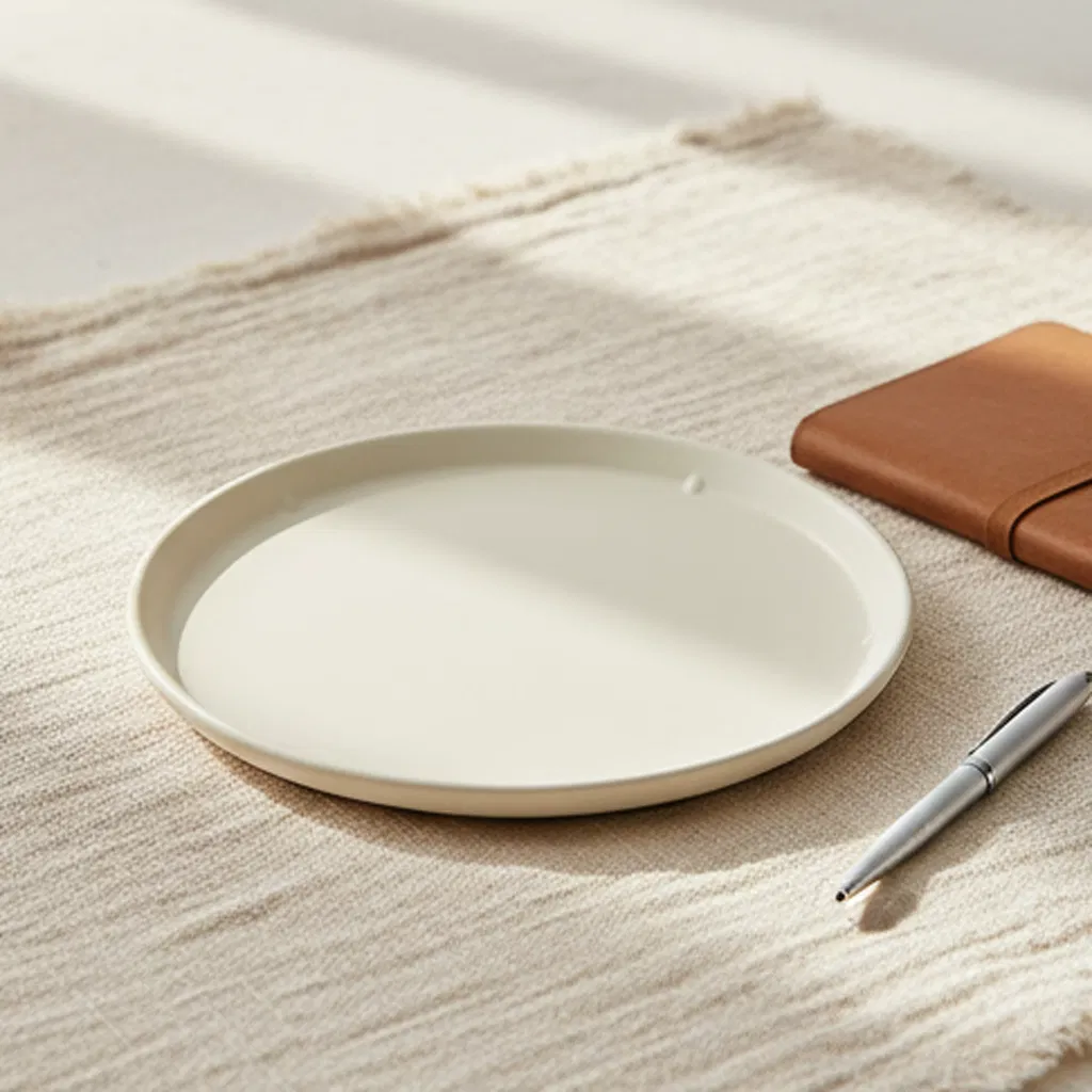 Sugarcane Bagasse Pizza Pan - Biodegradable Baking Solution for Chefs