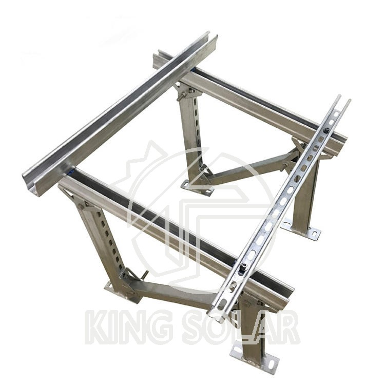 Modular Steel Solar Panel Ground Mounting Rack System