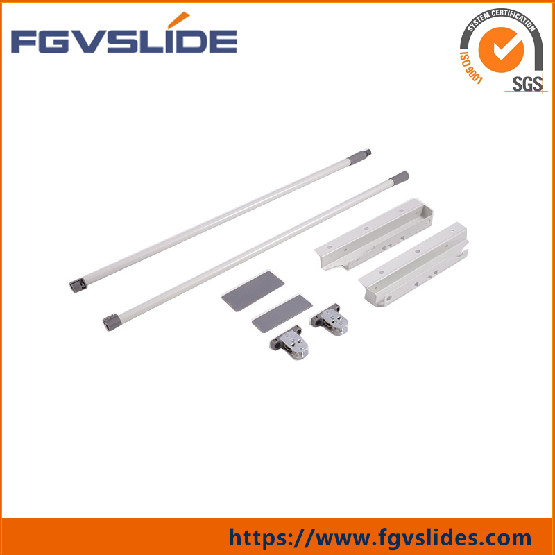 Kitchen Cabinets Rolling Shutte Metal Double Wall Soft Close Drawing System