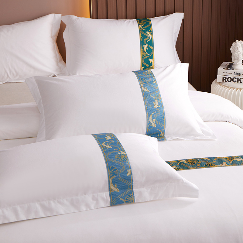 Luxury 5 Star Hotel Linen Embroidery Bedding Sets