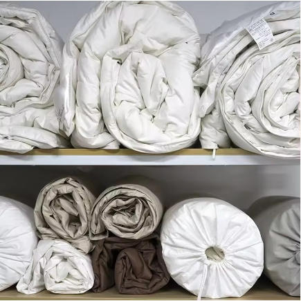 Super Soft Reversible Down Alternative Comforter with Stitched Geometrical Diamond Pattern Quilt