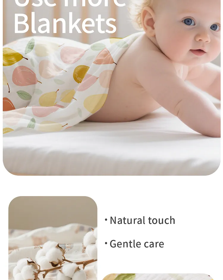 Organic Muslin Quilt Detail 2