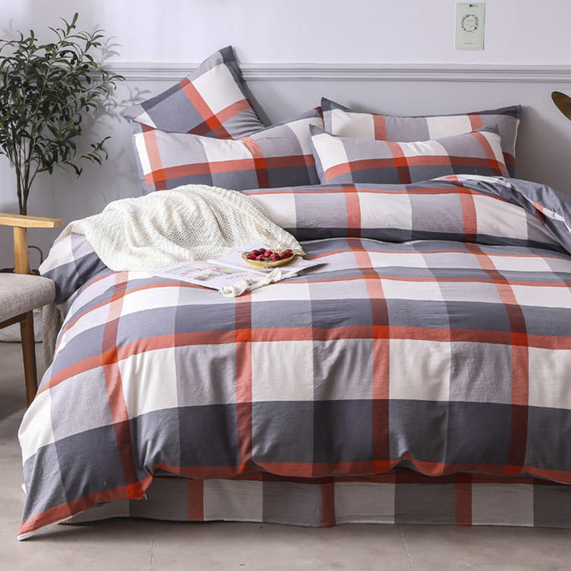 Cottage Cotton Fabric Bed Sheet Cheap Price Fashion Style Breathable Stripe
