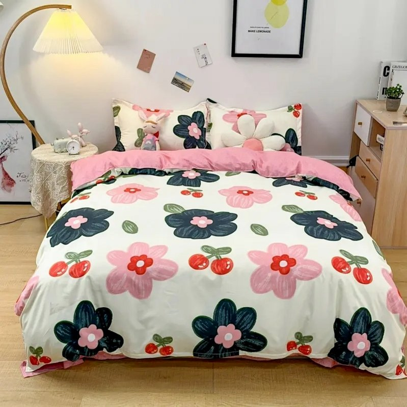 Cotton Hotel Bedding Set with Embroidery