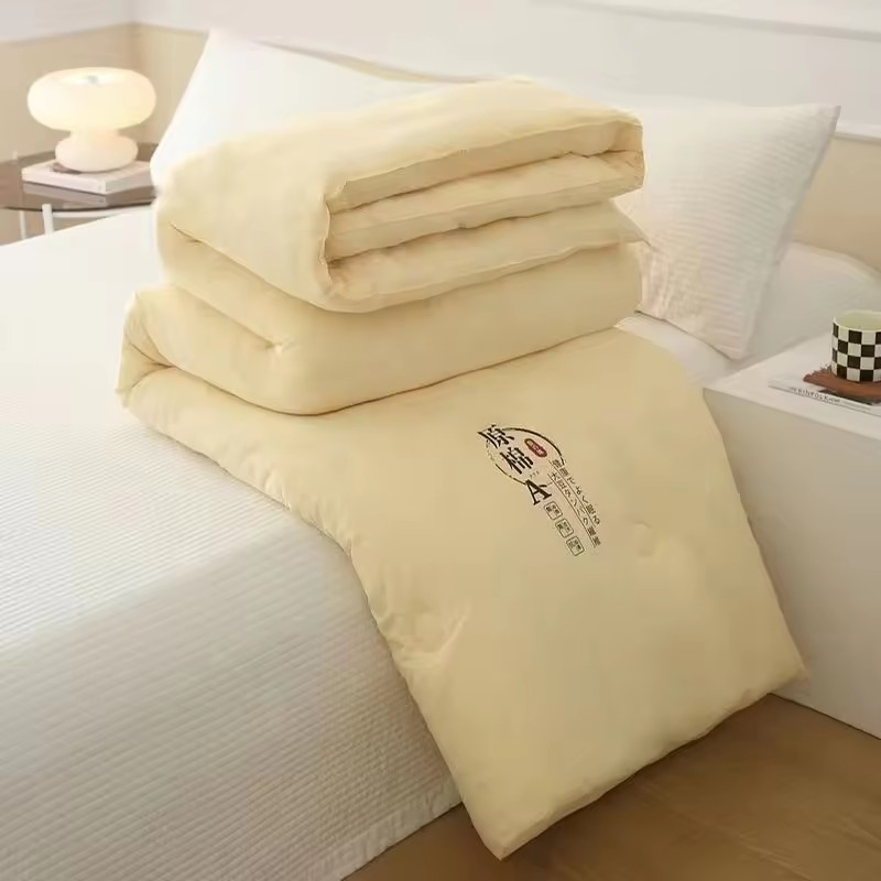 Organic Waxed Cotton Linen Soy Fiber Cool Air Conditioning Embroidered Solid Bamboo Cotton Summer Cool Summer Quilt
