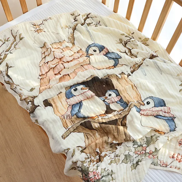 Muslin Swaddle Blanket Details 3