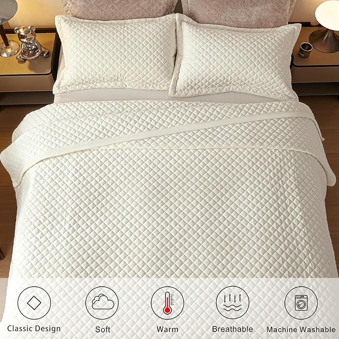 Lightweight All Seasons Reversible Quilt Set