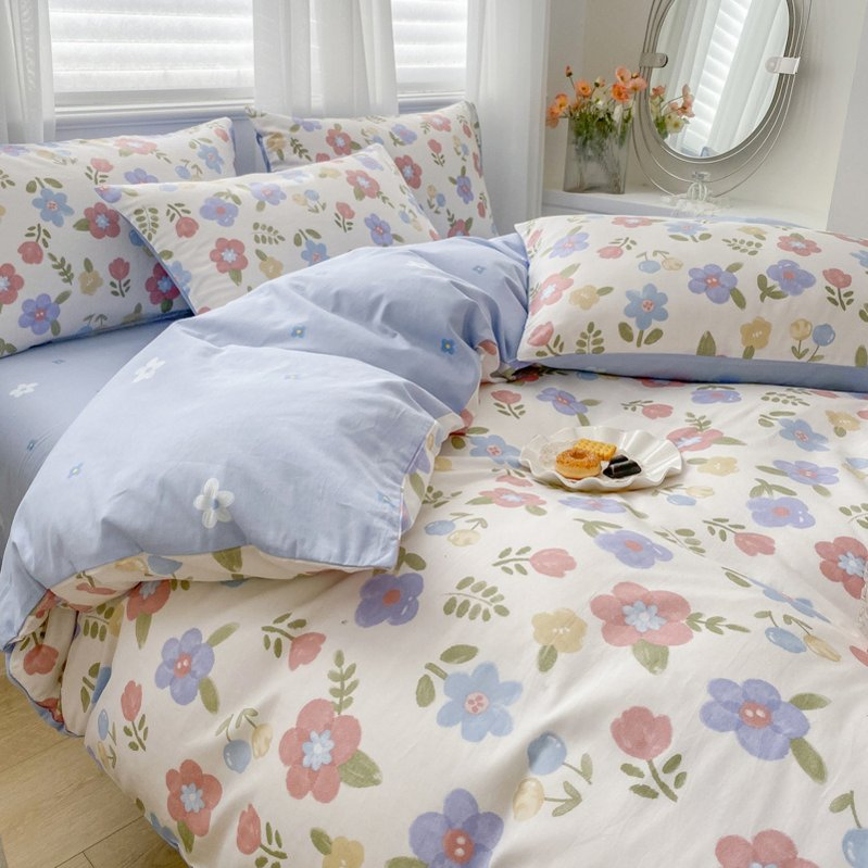 Cotton Hotel Bedding Set with Embroidery