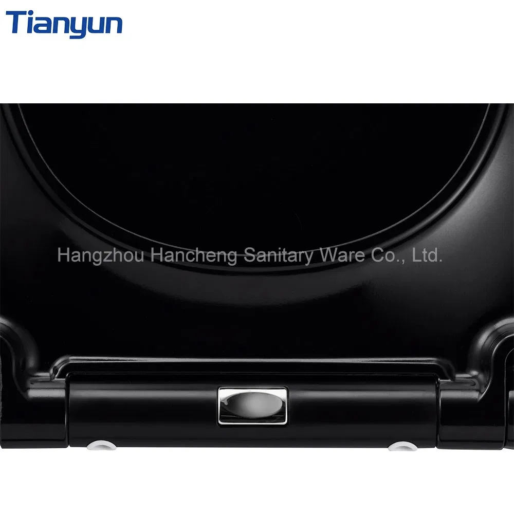Luxury European Style UF/PP Black Close Slowly Toilet Seat Cover