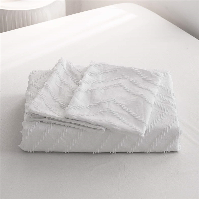 Hotel Bedding 100% Breathable Cotton Casing White Fabric Quilted Double Stitch Duvet Insert Quilts