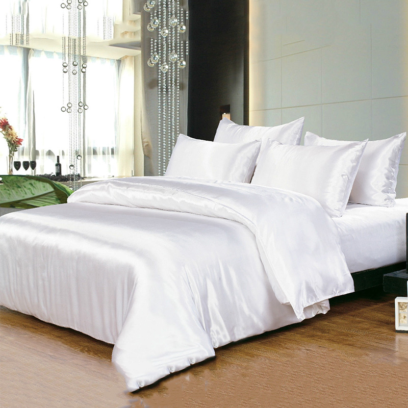 Luxury Wedding Bedding Set Queen Size Embroidered Cotton Bedding Set