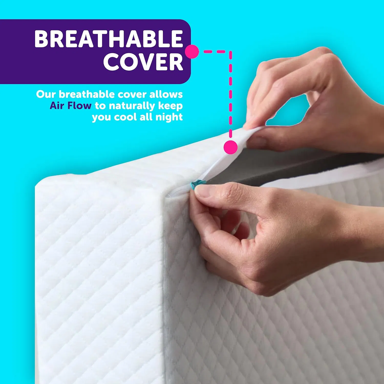 Premium Quality Extra Soft Pillowcase for Side Sleeping Bliss