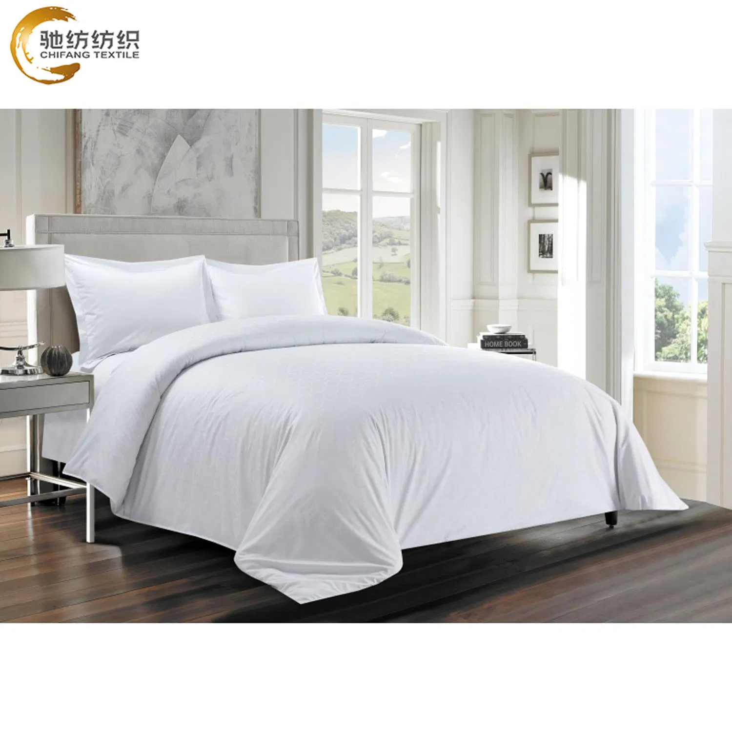 OEM Luxury Bedding Cover Embroidery Hotel Bedroom Linen Bedding Sets