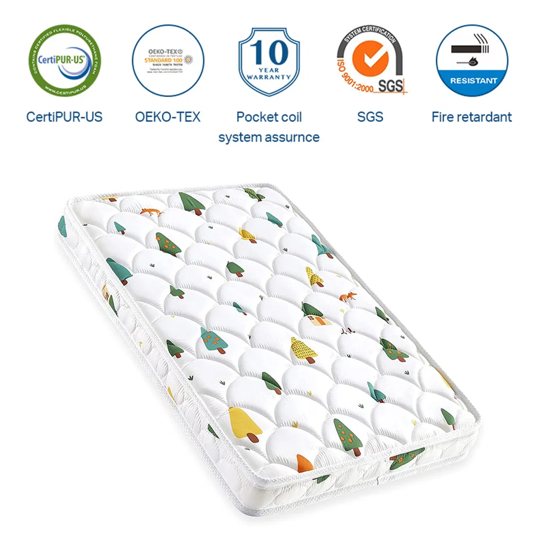 Quality Hypoallergenic Organic Cotton Baby Crib Mattress Waterproof Bed Mattresses