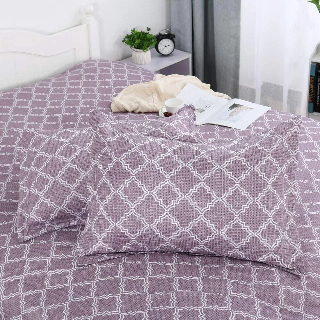 Yiwu Market Hot Selling Printed 4PCS Home Textile Duvet Cover Bedsheet Bedding Set
