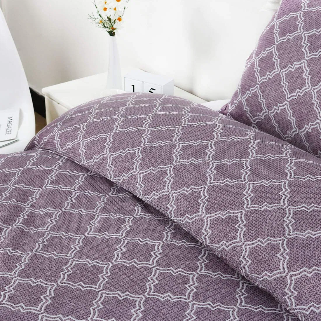 Yiwu Market Hot Selling Printed 4PCS Home Textile Duvet Cover Bedsheet Bedding Set