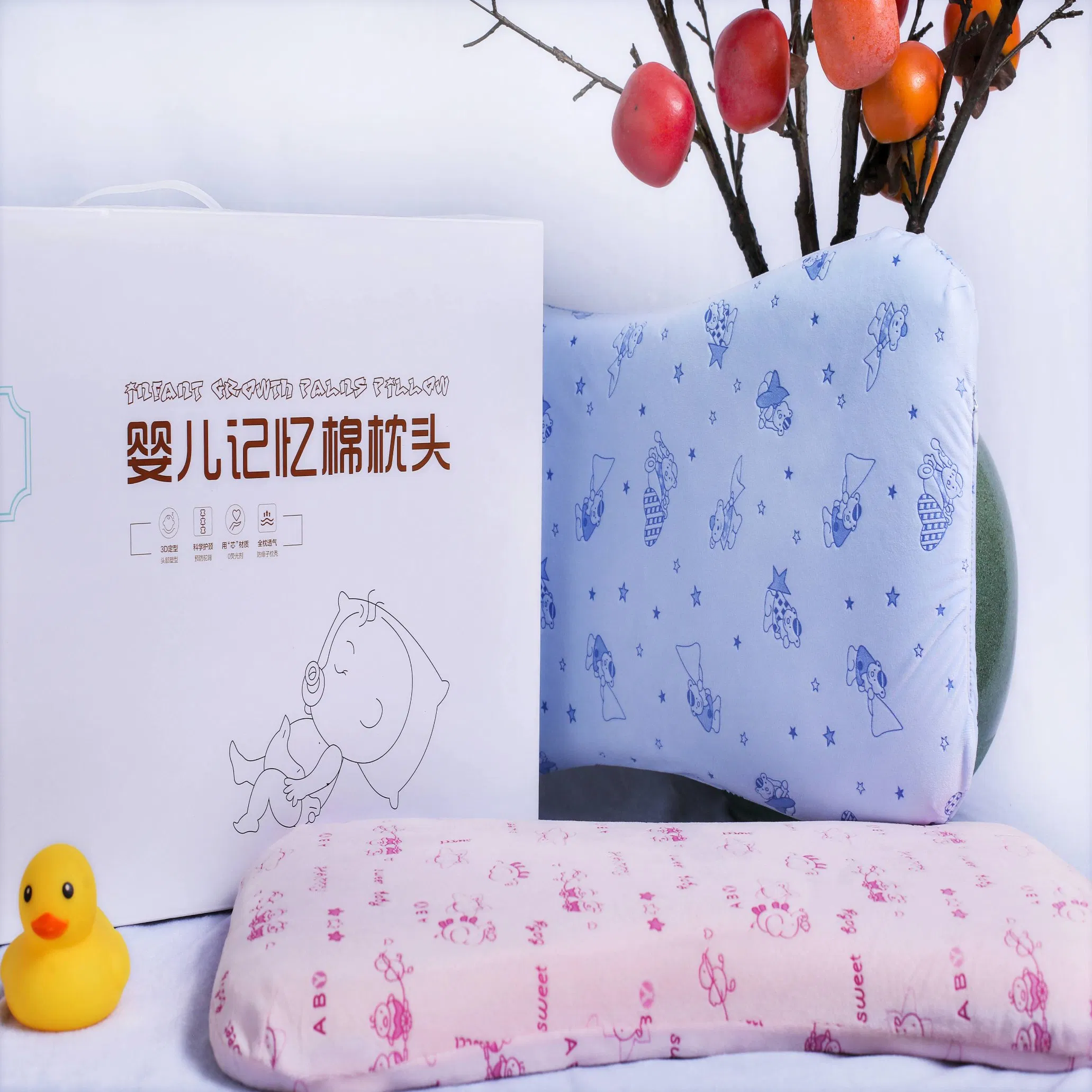 Waterproof Soft Organic Soft Cotton Cover Baby Tummy Time Pillow Baby Lounger Pillow Cover for Newborn Pillow