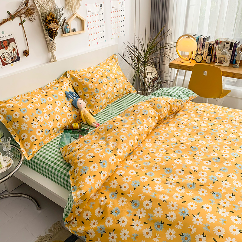 Top Quality Sheet Set 100% Egyptian Cotton Bed Sheet Long Staple Combed Bedding Sheets 4PS