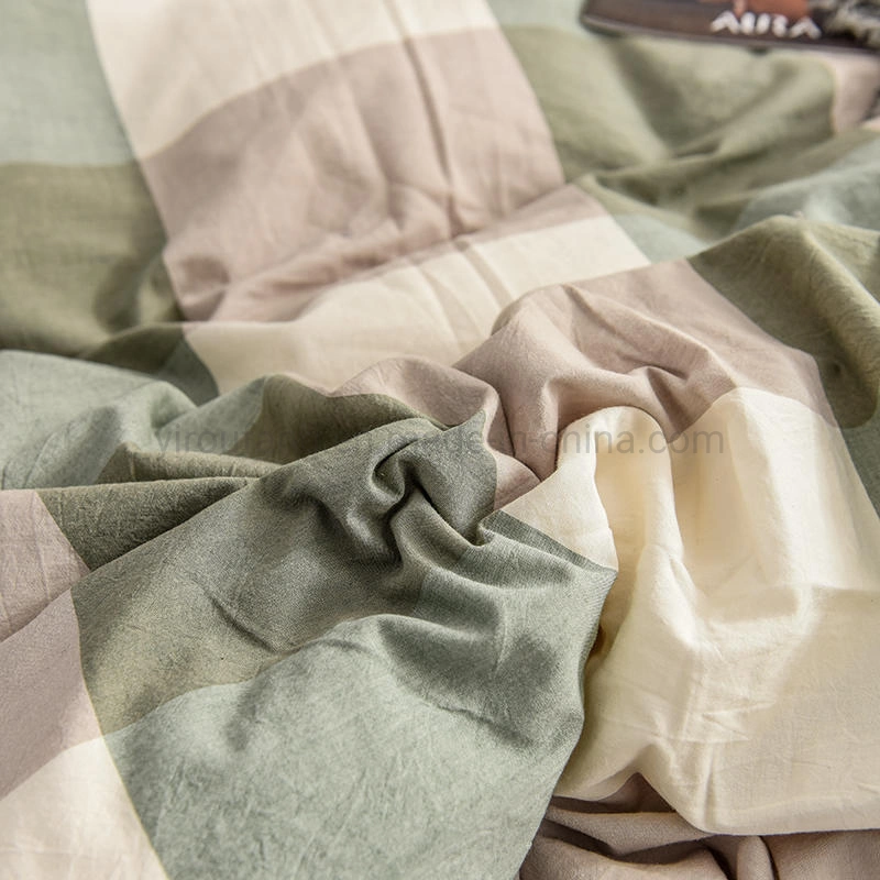 New Product Home Collection Gingham New Product Cotton Bedding