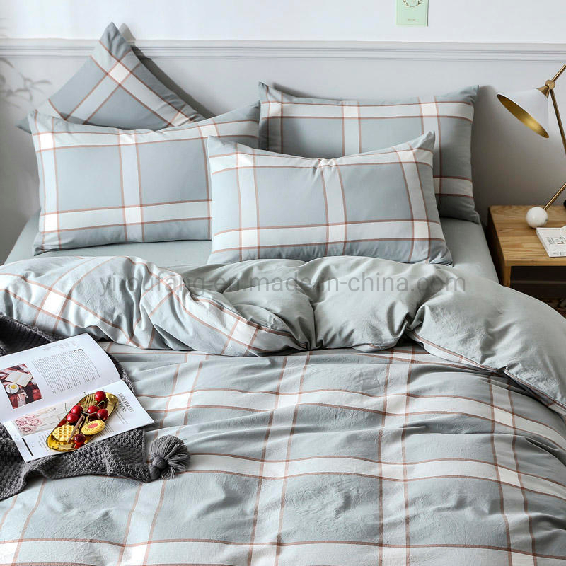 Motel Cotton Bed Sheet Set Modern Style Cheap Price 3 PCS Single Bed