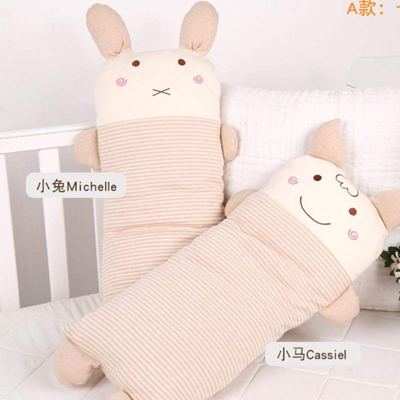 Organic Natural Color Cotton babies Sleeping Protective Baby Fill Pillow