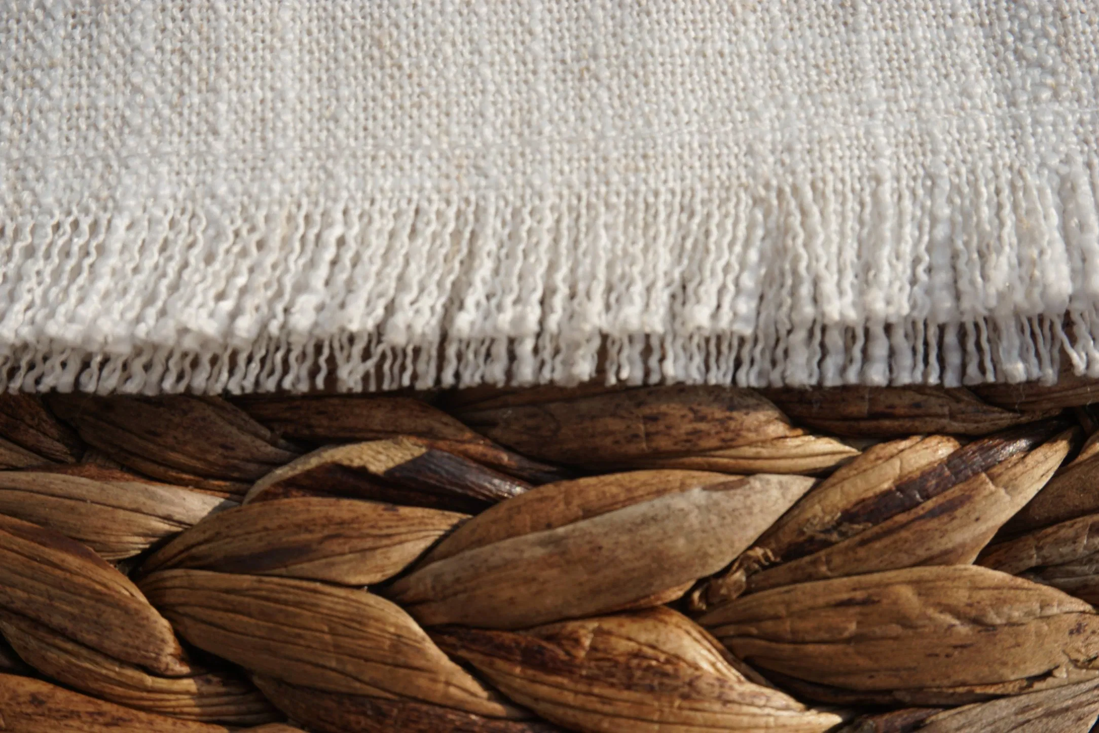 Bone Color Linen Fringe Napkins with Tassel Party Cloth Dinner Cocktail Wedding Hotel Table Linen