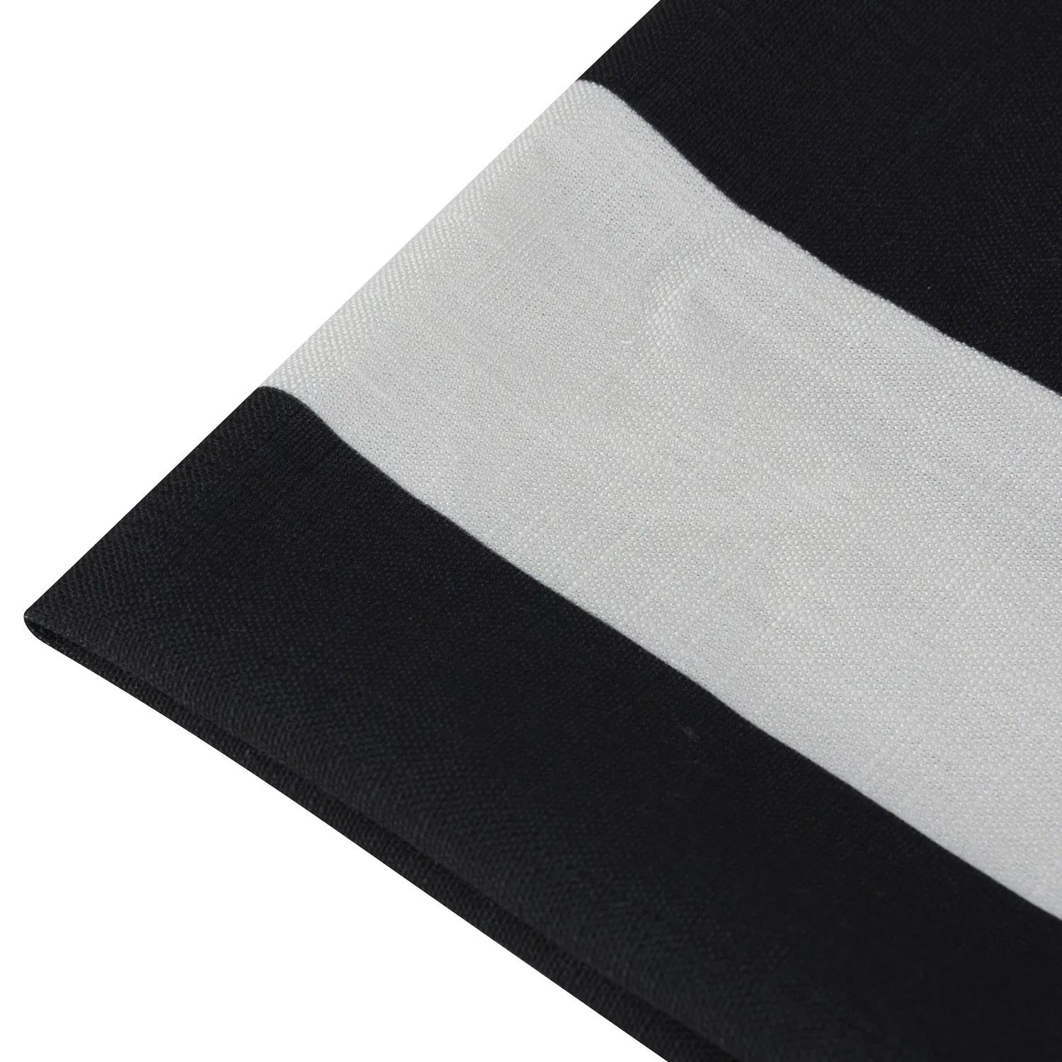 Elegant Black and White Stripe Table Linens for Stylish Dining Experiences