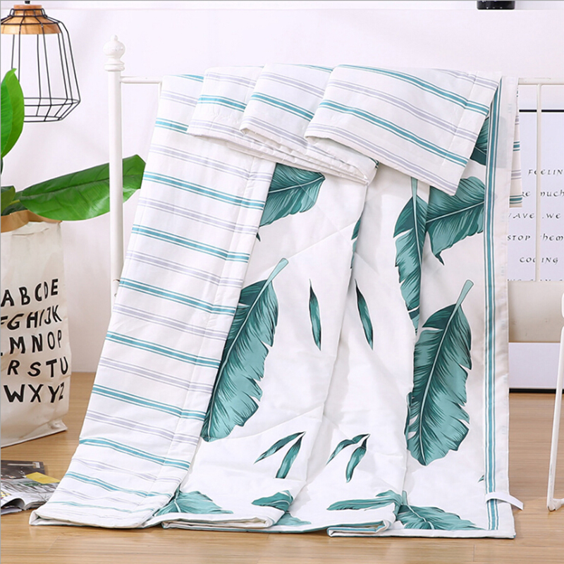 100% Cotton Washable Soft Thin Fashion Bed Summer Quilt