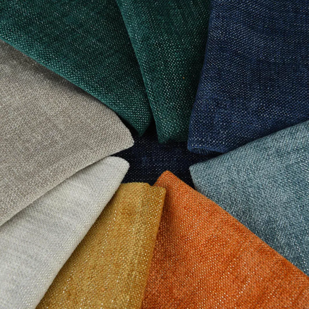 Silver Metallic Yellow Fabric