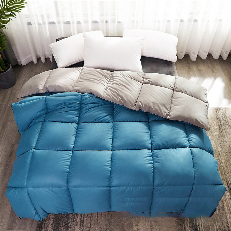 China Supplier Wholesale Super Soft Down Alternative Comforter - Customized Design Reversible 2-Tone Colors Duvet Insert