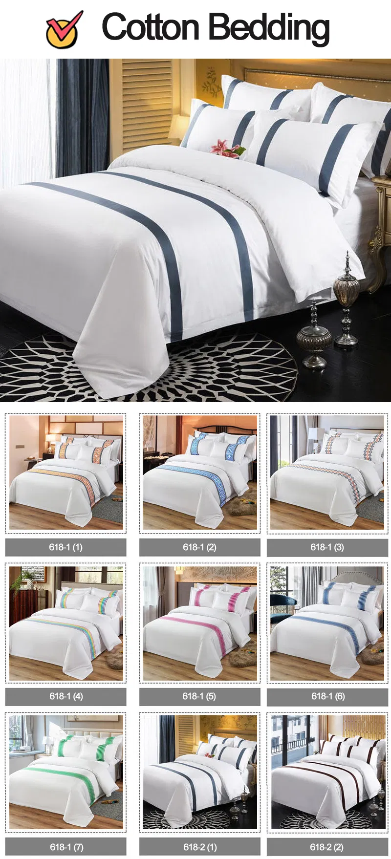 Cotton Hotel Sheets