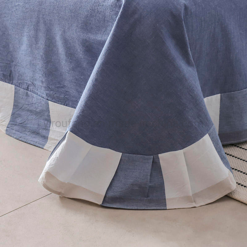 Home Bedding Cotton Fabric Bed Sheets New Product High Quality 4 PCS King Bed