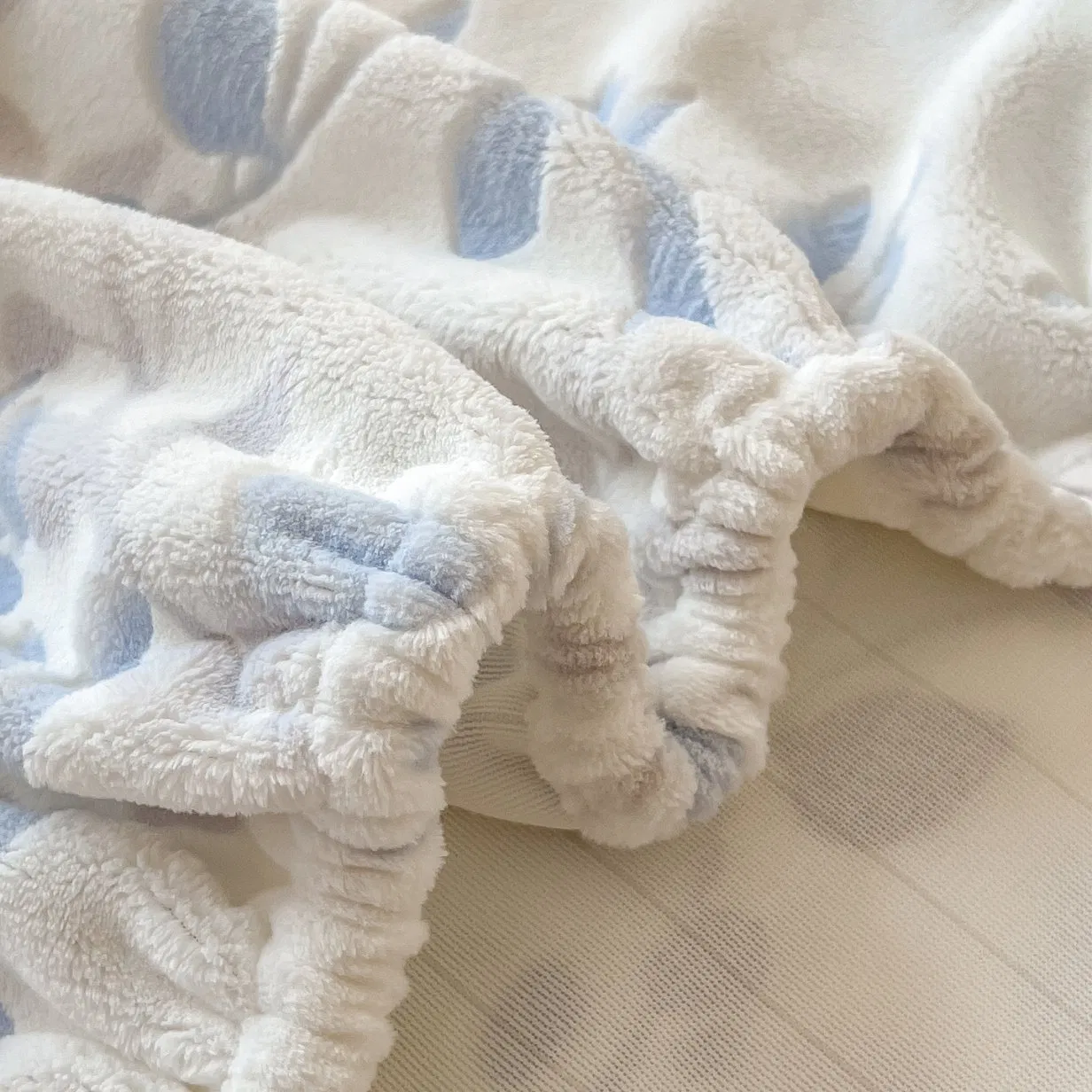 Velvet Fabric Fitted Sheet Elastic Bedspread Mattress Cover Sheets for Bed Protector Winter Warm Flannel Fit Sheet Set