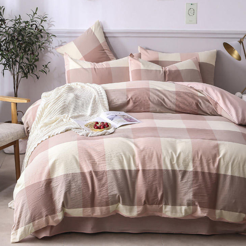 Hospital Cotton Fabric Bedding Hot Selling New Product 4 PCS Queen Bed