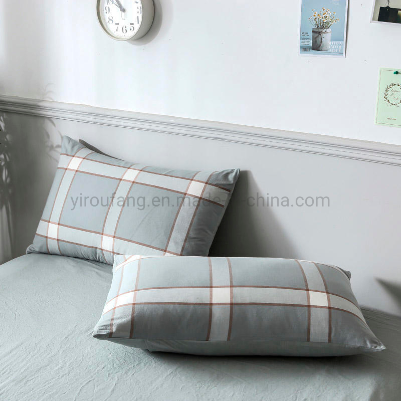 Motel Cotton Bed Sheet Set Modern Style Cheap Price 3 PCS Single Bed