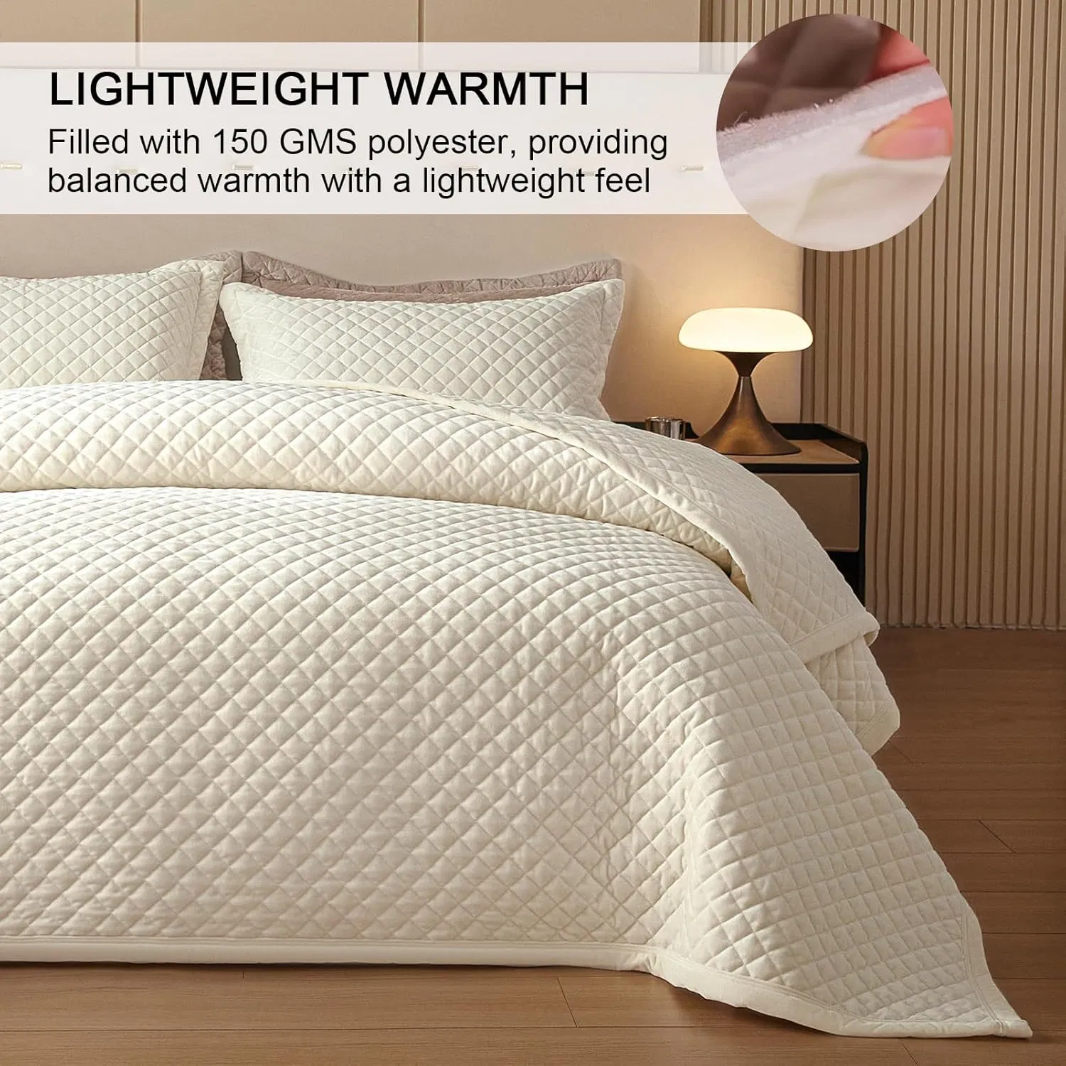 Lightweight All Seasons Reversible Quilt Set