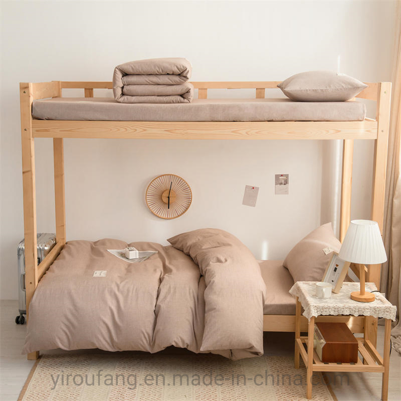 Wholesale 65 Polyester 35 Cotton, Bunk Bed Sheet Set, Bamboo Pillow Cover, Fitted and Flat Sheets