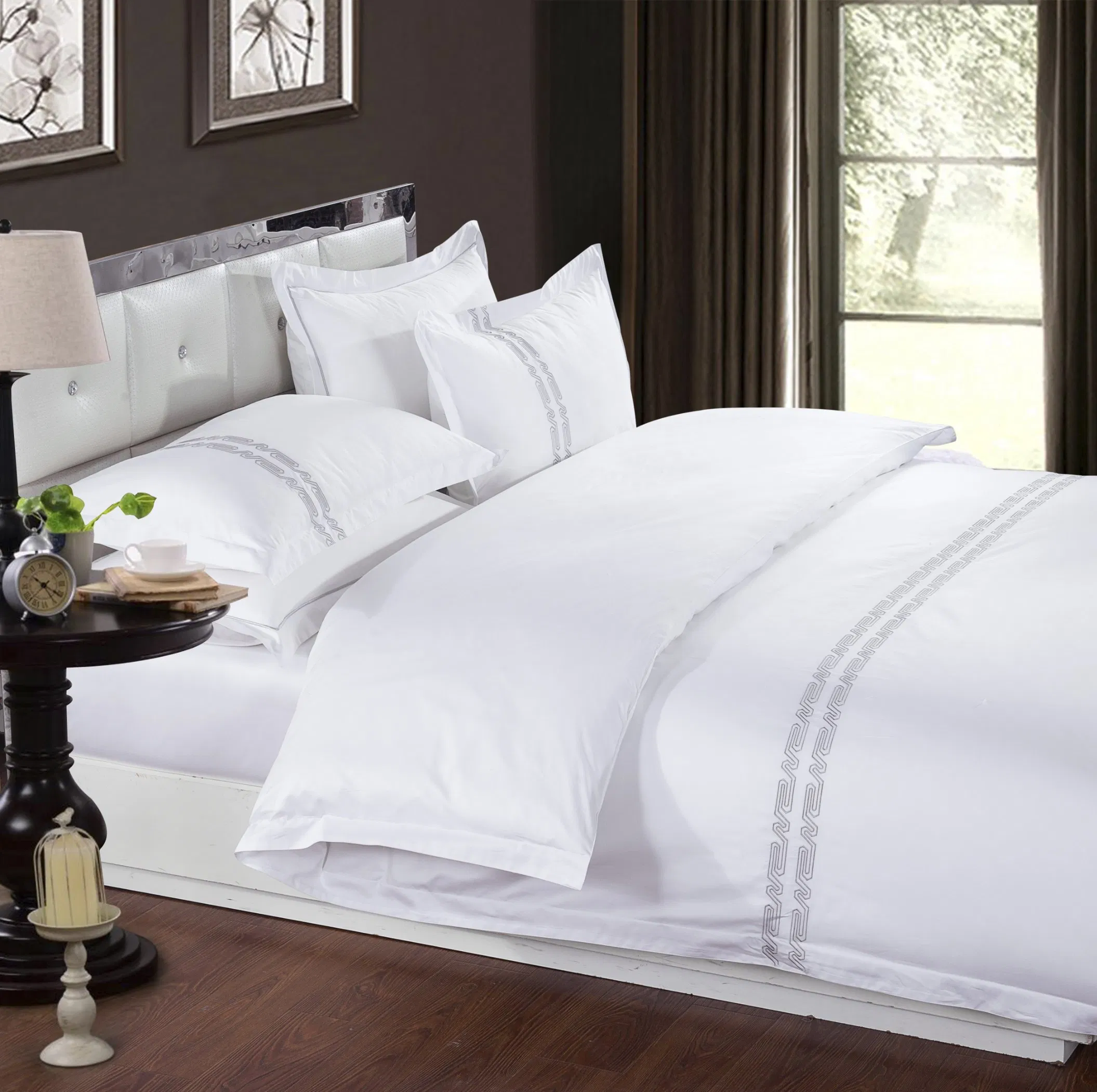 Luxury Hotel Linen Embroidery Bedding Set
