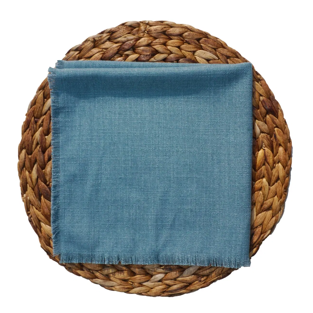 Lake Color Linen Fringe Napkins with Tassel Party Cloth Dinner Cocktail Wedding Hotel Table Linen