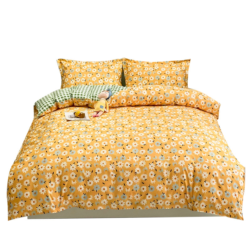 Top Quality Sheet Set 100% Egyptian Cotton Bed Sheet Long Staple Combed Bedding Sheets 4PS