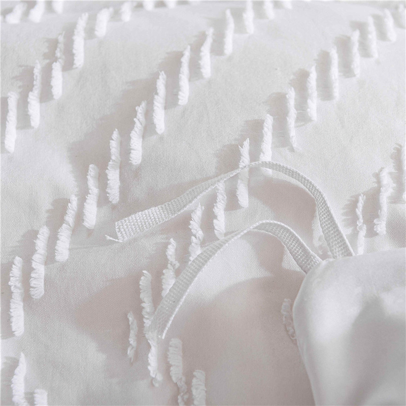 Hotel Bedding 100% Breathable Cotton Casing White Fabric Quilted Double Stitch Duvet Insert Quilts