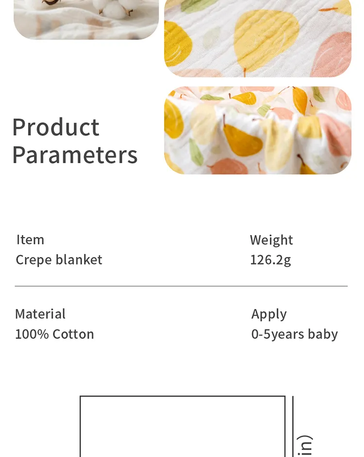 Organic Muslin Quilt Detail 3