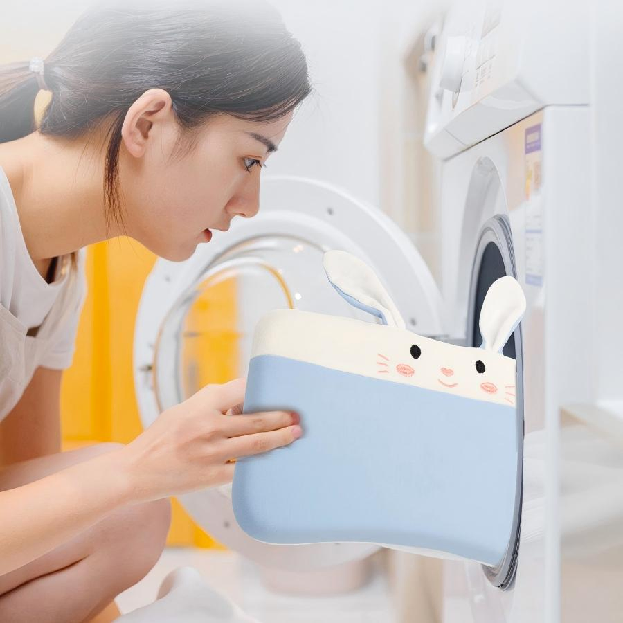 Cute Cartoon Support Baby Memory Foam Organic Cotton Toddle Children Pillows