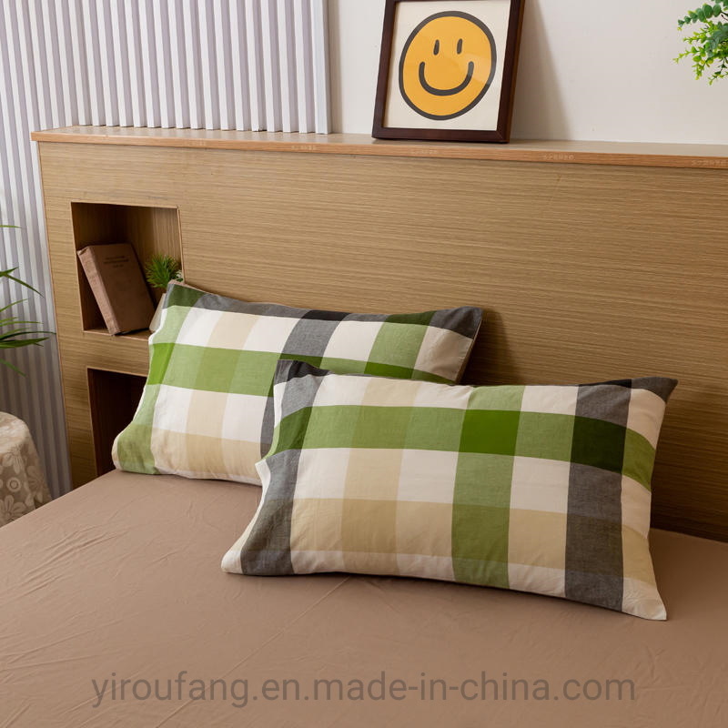 Manufacturer Embroidered Pillow Sham, Home Bed Sets, Unbleached Cotton Fabric, The Mine Dorm Bedding, White Bed Flat Sheet