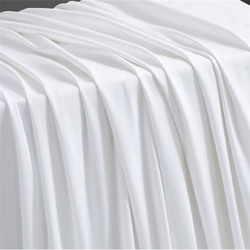 Luxury 300 Thread Count Sateen, 100% Cotton Deep Pocket Queen Sheets with All Around Elastic, Hotel Quality Bedding Set - White